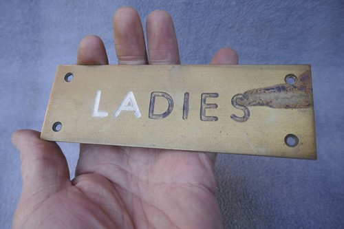 Vintage brass ladies - brass, "ladies"