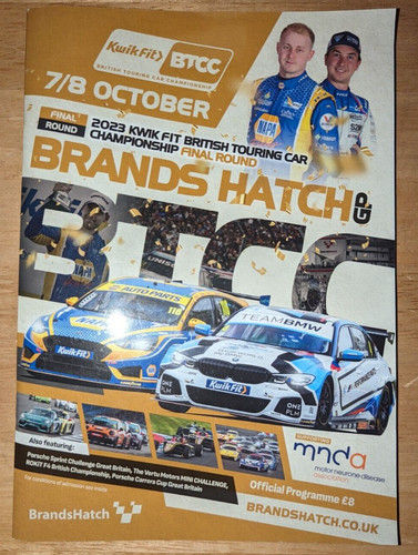 Btcc programme brands hatch - btcc,