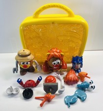 Mr Potato Head Parts Lot Bundle Hasbro Yellow Carrying Case and Accessories