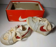 Original Old Vintage 1982 Nike Shoes Original Box Size 2 Baby Shoes 821101 TY
