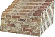 10 Pack 1 meter long Extra Large 3D Brick Wall Panels Wall Cladding Wall Ceiling