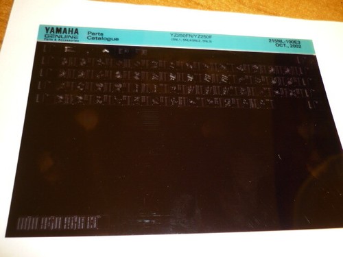 Yamaha parts catalogue - yamaha,
