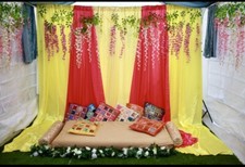 Wedding , Mehendi , Nikkah ,Stage & Backdrops For Hire (Royal Pink)