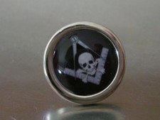 FREEMASON MASONIC SKULL & CROSSBONES TIE LAPEL SUIT PIN