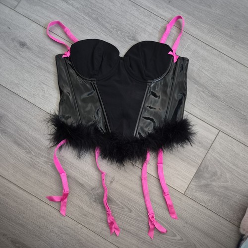 Vintage ann summers black pvc - black,