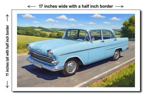 1959 vauxhall victor 11x17 - victor,