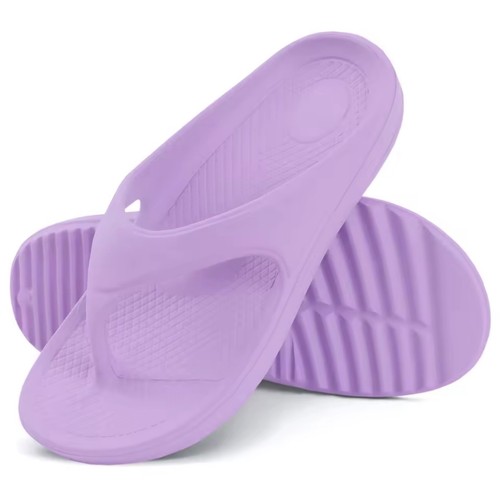 Orthopaedic lilac flip flops - lilac,