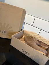 £145 uggs brown leather clogs