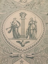 2 X Marvic Textiles Fabric Aphrodite In Blue 160 X 150 Cm