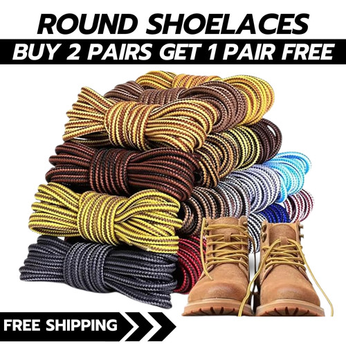 Shoe laces round - shoe,