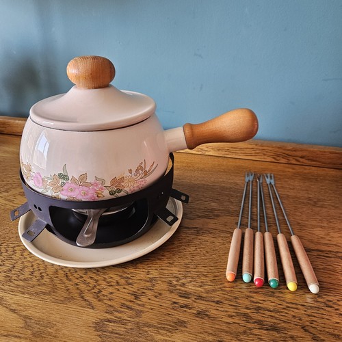 Fondue set vintage retro - set,