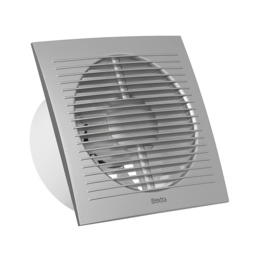 Silver extractor fan 150mm - silver,