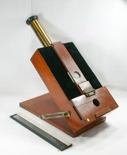 Vintage Wood & Brass Density Comparator / Densitometer