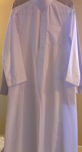 Haramain white thobe - thobe, (boys