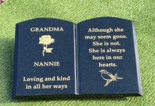 Headstone gravestone memorial