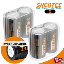 4x 10000mAh D Cell D Size LR20