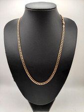 9ct yellow gold cuban curb - 9ct,
