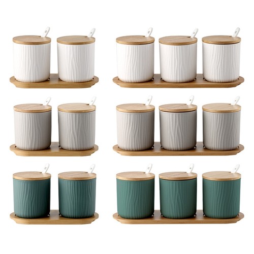 Porcelain condiment jar spice - condiment,