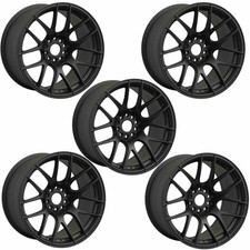 XXR 18" 8.75j et33 5x100 5x114.3 matte black wide rims  alloys wheels z2670