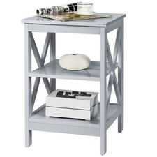 3-Tier Nightstand End Table