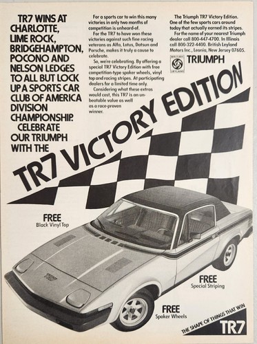 1976 print triumph tr7 - 1976,