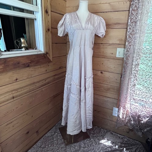 Vintage liquid satin maxi - vintage,