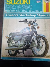 Haynes Suzuki 250 & 350 Motorcycle Owners Workshop Manual by Haynes