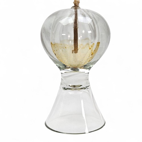 Glass oil lamp hurricane - glass, style
