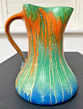 Wades Ware Orcadia pinch neck drip-glaze Jug 1930s in beautiful condition