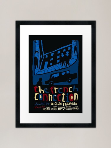 French connection old poster - old,