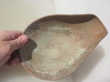 Victorian Brass Scale Pan Scales Dish Antique Weighing Vintage Old 8.75"W