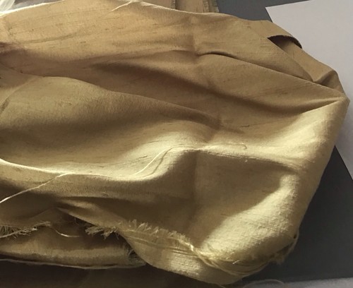 100 silk dupion mustard - silk,