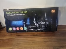 9 Pads Electronic Drum Set, 19×13 Inch Roll-Up Drum Portable Drum Pad Colorful