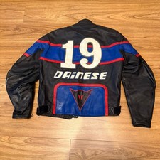 Vintage early 2000s Y2k Dainese leather biker jacket