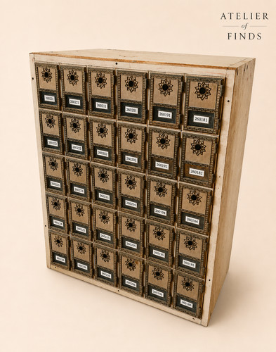 Small wooden vintage usps - small,