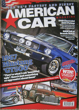 American Car May 2013 Mustang GT500 Chevrolet 3100 pickup NASCAR at Brands