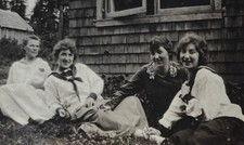 1920s Pretty Women Sitting