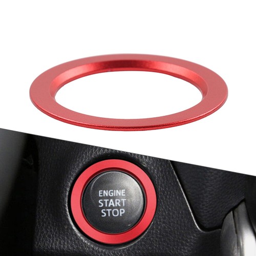 Red engine start - stop, button