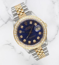 Mens Rolex Datejust - Blue