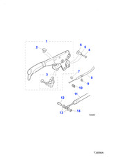Jaguar Genuine Handbrake Cable