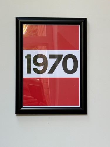 1970 framed print bella - 1970,