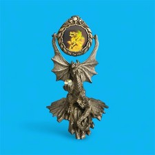 Pewter sunglow Dragon Statue