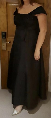 Black evening dress size - black,
