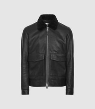 Reiss Men's Nash Leather