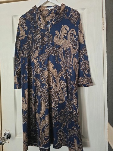 Lakeland blue gold - , paisley