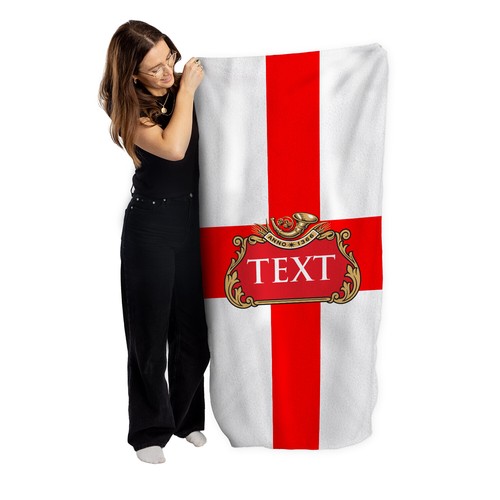 Personalised beach towel - personalised,