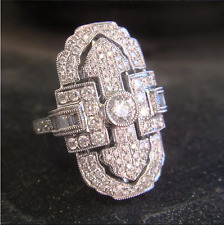 Vintage Art Deco Silver Ring