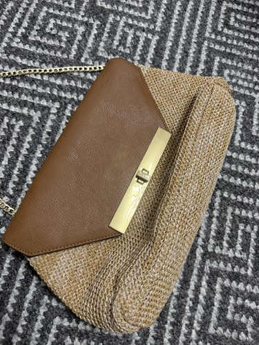 Dune summer straw handbag with - dune,
