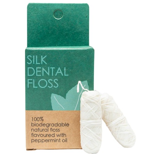 Flon natural silk dental floss - natural,