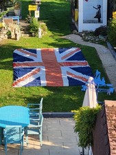 Union Jack Flag. 24ft X 12ft. Huge Flag. Vintage. Great Britain. England.